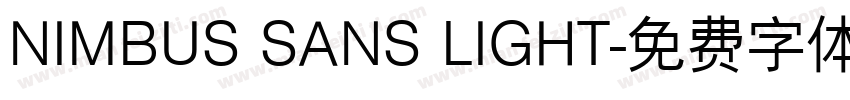 NIMBUS SANS LIGHT字体转换